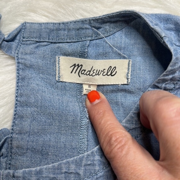 Women’s Denim 3/4 sleeve top size Small - Picture 4 of 8